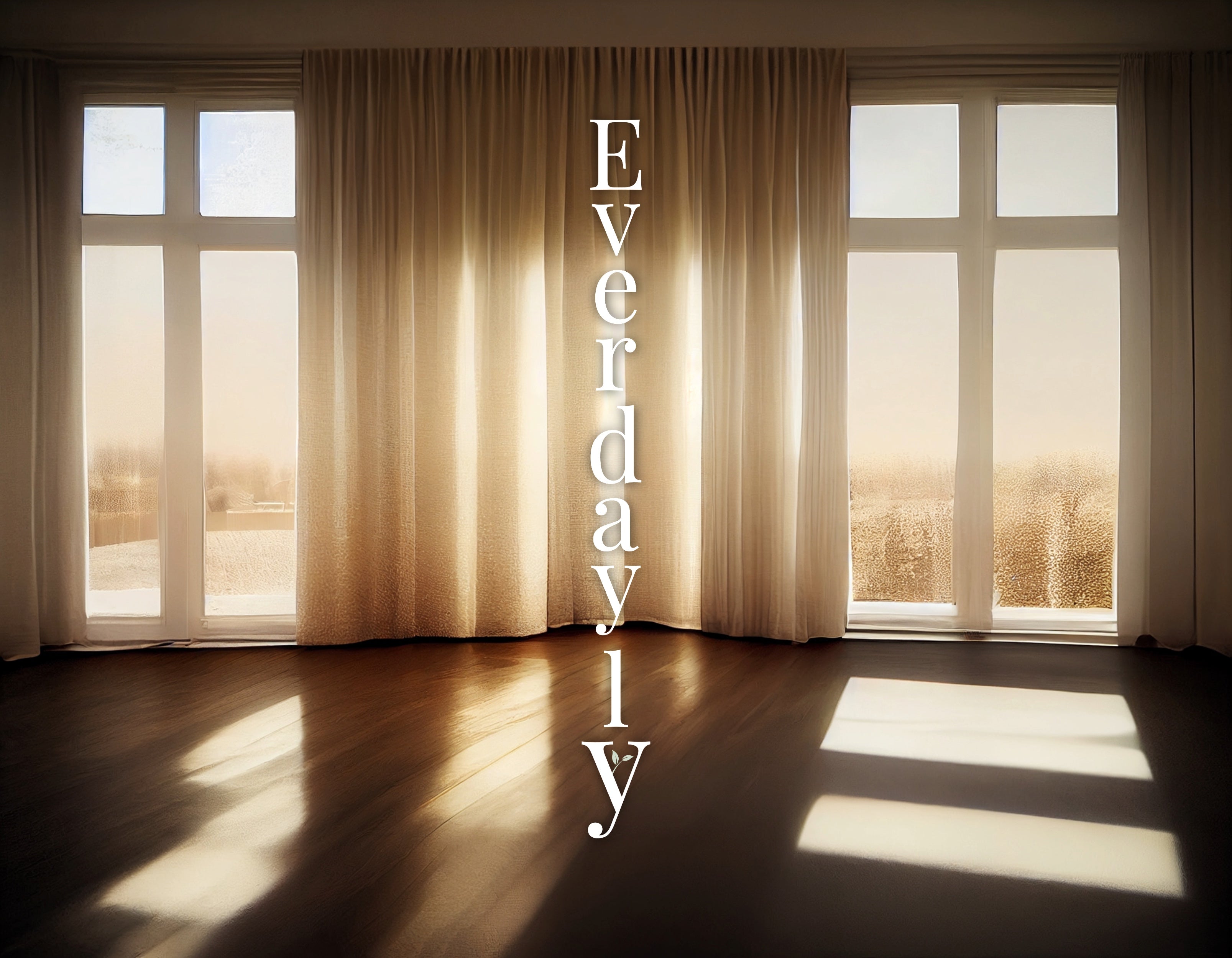 A quiet, naturally lit room with soft shadows, creating a sense of calm and open space.